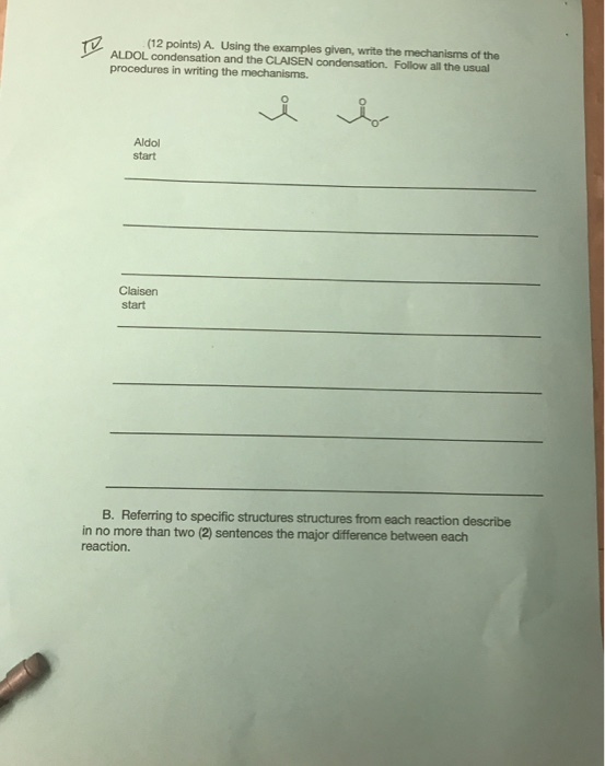 Using the examples given, write the mechanisms of