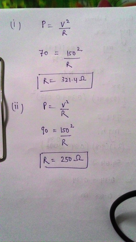 70 150 Re- 321-4Ω 2. (i) p v 2, 0=lso R= 250,(2