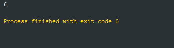 Process finished with exit code 0