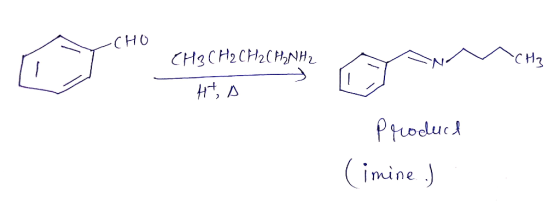 - CHO CH3CH2 CH₂ CH₂NH2 t, — — сHz Product (imine.)