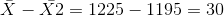 X-X2 1225-1195 30