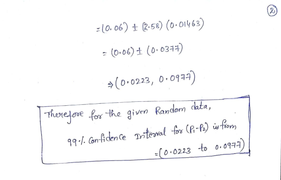 = (0.06)I (0,034 ) ネ(0.0223, 0.0199) here ove for th dta e given Kandlom 0.0223 to 0.09