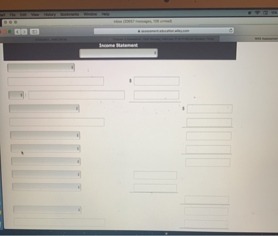 Bookmarks Window Help 10% Inbox (20657 messages, 136 unread) Harl File Edit View History DO OBO O SPONGE assessment.education