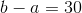b-a- 30