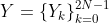 Y=\left \{ Y_{k} \right \}_{k=0}^{2N-1}