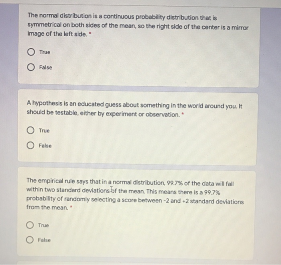 The normal distribution is a continuous probability distribution that is symmetrical on both sides of the mean, so the right