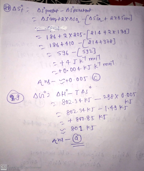 (28) A Ds product - 802.34k5 -1.49 kr AS Reactant KJ Asia = sschytaxasez-C85204 + 2 xositro] 5186+ 2 X205-[214 + 2x194) 186+4