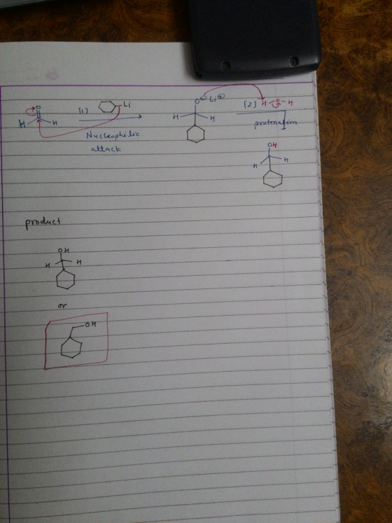 [2] H&H protonation Nucleophilic attack OH product OM OH