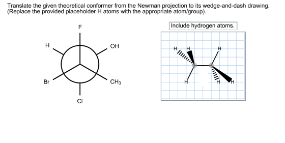 Translate the given theoretical conformer from the