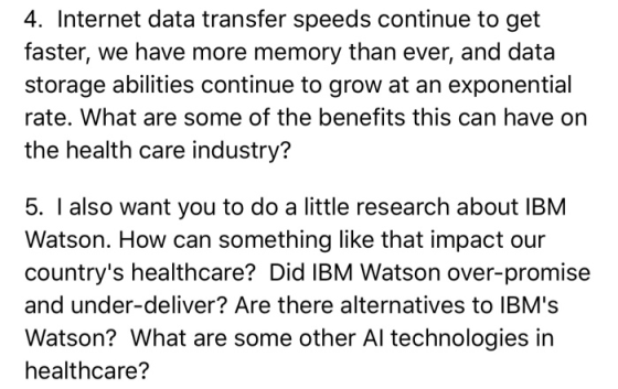 4. Internet data transfer speeds continue to get faster, we have more memory than ever, and data storage abilities continue t