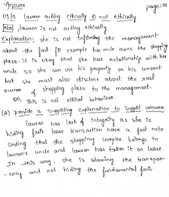 page: 0 his she so can use on his consent undle but she Inswer (l) Is (aveven outing cthically do not ethically No] , lawren