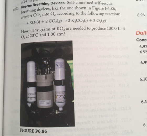 24-11 pm 6.86. Rescue Breathin breathing devices, like + 6.96. Breathing Devices Self-contained self-rescue devices, like the