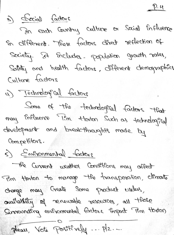 o Mather Conditions P.4 Social factors In each country culture or Social influence in different. These factors direct reflect