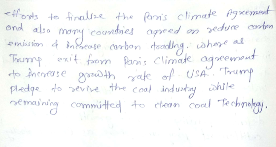and dso mcou hu exit foom Poris Climade ageemed pledge toevtve the coa) industy hile ageed op edue SA..ru nemaunincommitied to clean co