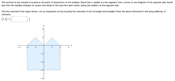 The centroid of any triangle is located at the point of intersection of the medians. Recall that a median is a line segment f