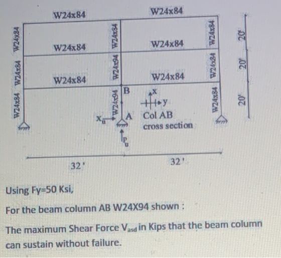 W24x84 W24x84 20 W24x84 W24x84 W24x84 W24x84 W24x84 W24294 W24x84 20 W24x84 W24x84 W24x84 W24x84 W2494 W24x84 B X Hay A Col A
