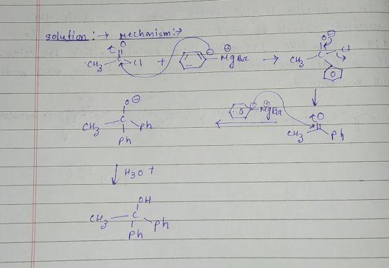 solution : mechanismit ма, сиз ) + ( 6т. 7 си, - ph си, — та Ph