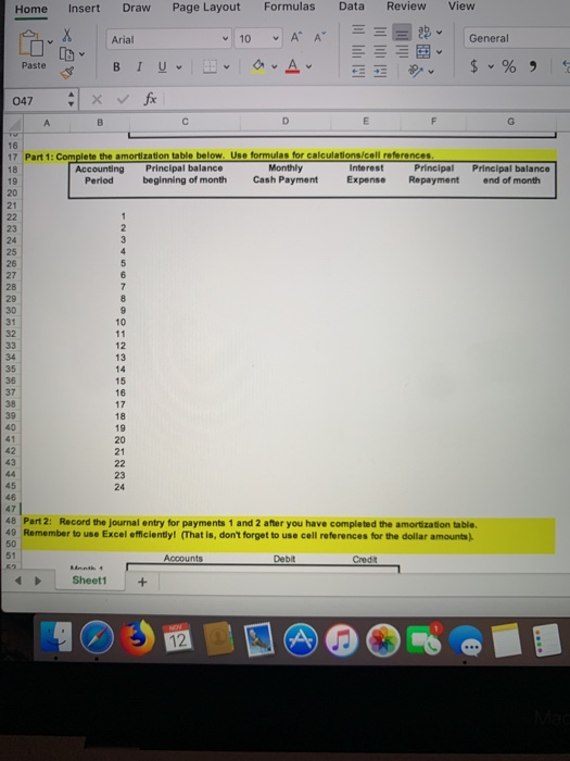 Page Layout Formulas View Data Ă = Review = = General U Home Insert Draw of Arial Paste 8 BI U 047 x vfx A B 10 Dva A v bu $
