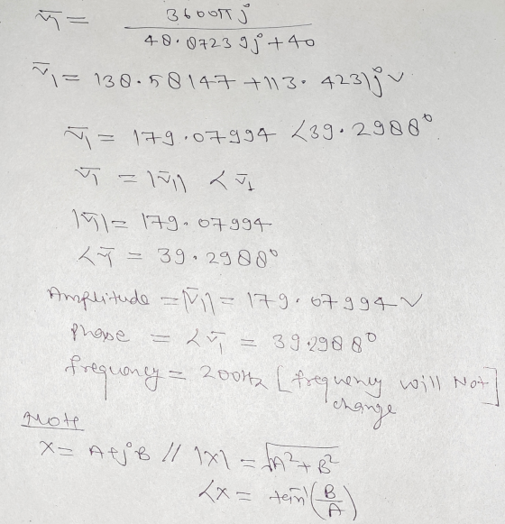 ñ = - 36000 j 48.8723 93 +40 n = 138.58147 +113-4231ju ū = 179,07994 <39.29886 T = LI 191= 179.67994 K7 = 39.290. Amplitude Z