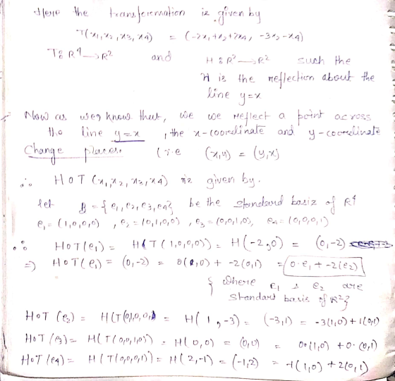 3p2 reflection about the Now as Jere the transferernation is given by 7441,42,43, 14) (-rata 2+2, -342-24) TOR1 and HER² R2 s