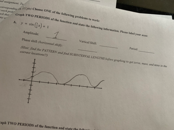al assignment. To corresponding 14. (12 pts) Choose ONE of the following problems to work: e work prob ack that my o Graph T