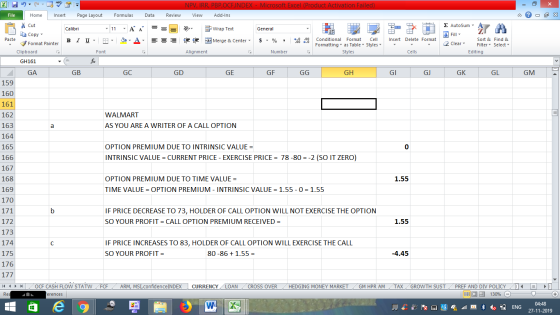 NPV, IRR, PBP,OCFINDEX - Microsoft Excel (Product Activation Failed) View Add-Ins Data Review - 2x A = = = V General File Hom