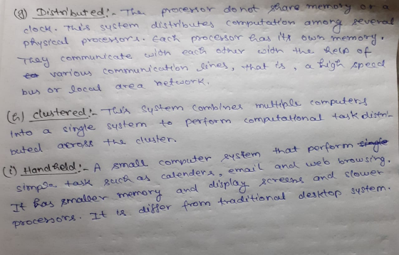 Distanbut ed The procesor deo not hara memoy distrbutes Computetton among severel PAystcal procesor eac procersoaas it oum me