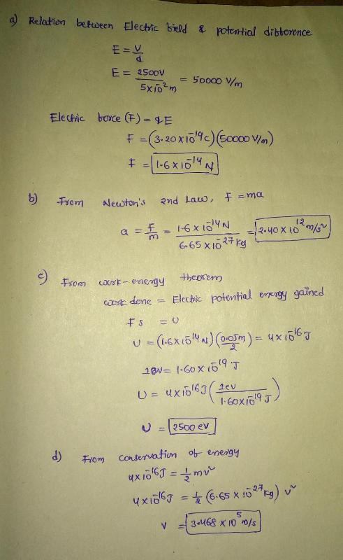 g Relation berween Electic bield & potential drbtorence Elechic bace (F)- E 1足 665 xo7y From ct-enegy beerem cests dme Elechic połential enagy gained d) Fom contervatim o enegy