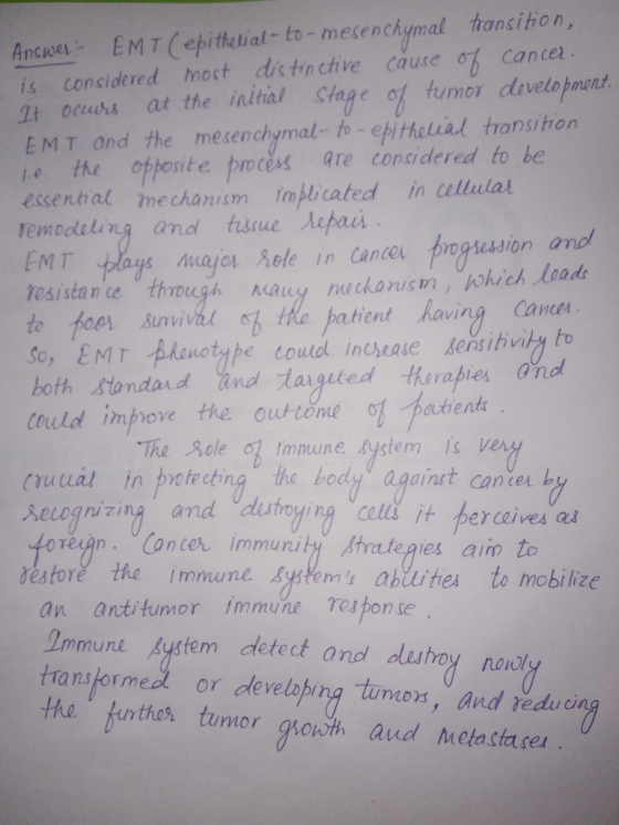 AncEMTCepitietial- to-meenchymal hranciton, is considered moct dis tin ctive cause o cancer t ocurs at the inital Stage of fumo deveto pment EM T and the mesenchymal to-eithelial transithion e the ophosite poces are considered to be essenbal me chanism implicated in cwlluat remodleling and tsue Aepaii ENT pays majo ol in canter pogetion and tesistan ce thwugh mauy nechanis hichad to foe wtHe patient having cane so, EMT enotype eould inche ase sens ibng to both Xtandard andえayted therapies and tould impove the o uttone Imnune system is ver atient The Sole (Tutual in pY0 tecting the body| aaaǐnrt canceab eognizing and cdeutro celti it perceives a resgn.Conter immunity Atrategies aim to destore the immune System ablites to mobilize an antitumor Immune res pon se mmune Aystem detect and duhoy newl transformeol or develobing tunmos, and jedu cing the uith0% turvor gooth and Metastases