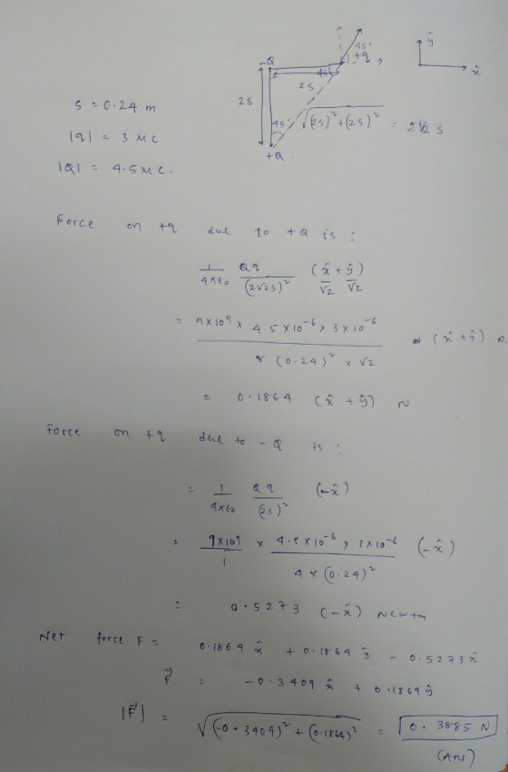 45 2 5/ 25 S 0.24 m +6 Ferce en to ts force m deut tois Arte s) 4 (0.24) Ner O 388s N (Ang
