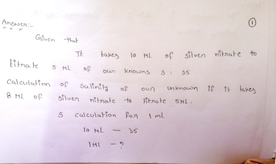 Giiven the Silven nitnate