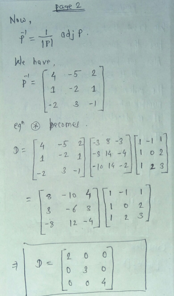 Pese- Gge 2 12 e have -1「4-52 1 -2 1 e9 becomes 1 2 1 4 I o 2 1o 14 2 2 3 3 3 2 -3 12 2 3