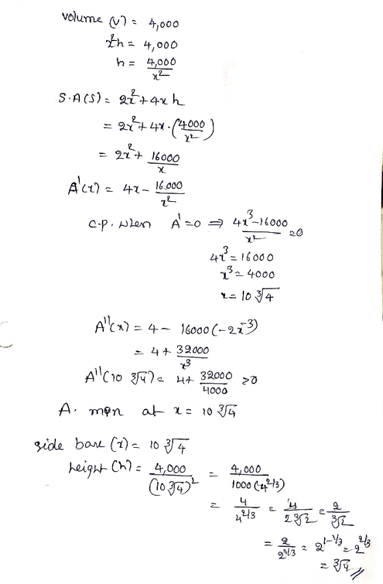 volume V2 = 4,000 2h = 4,000 h = 4000 SIA(S): 2742 h = 27°+44(4000) = 28+ 16000 Act? = 42– 16.000 C-p.when A=0 = 4*-16000 47=