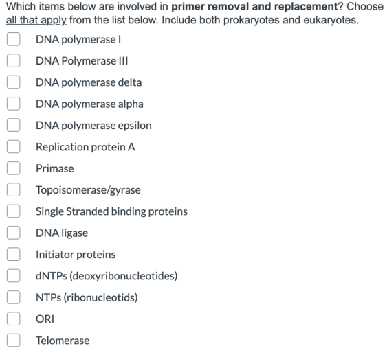 Which items below are involved in primer removal and replacement? Choose all that apply from the list below. Include both pro