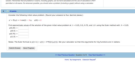 solution. Remember that all problems in exams, including graphs, can be hand-calculated and the use of calculators is NOT per
