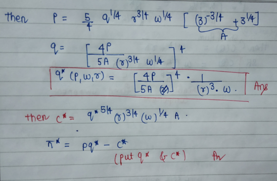 then P = § 9 14 2314 w/4 [ (37314 + 3/4] q= r 4P [ 5A (8)314 wl 1er CP,wo) = [Les too. w. Ang then (*= q*514 633/4 (W) YA A.