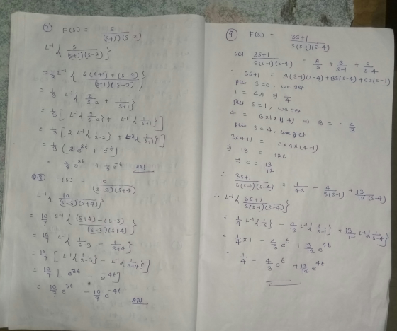 FCS) = 4 (S+ID(S-2) 3t LI S 넷 셍S-3〉 cet F(S) 스 SSIS-40 3StI 3 S(Sㅔ(S-4) S-I S4 ACS]CS-4) + BS(5-4) +Cs(s-1) we ger A S + t으 2