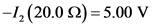1, (20.0 )=5.00 v
