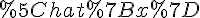 $\hat{x}$