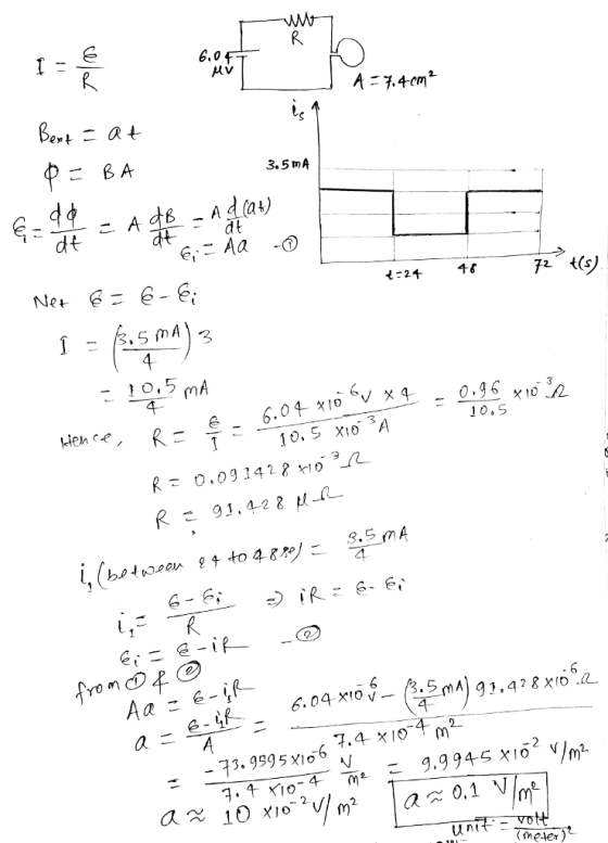 6.0 μν E B A 3.5mA dt dt - 10,5 . e- 6.04 10.5 10. Xo A g.5 mA ro m fm Xio (meler
