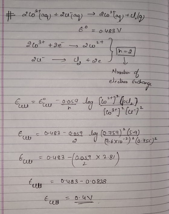 # 2604aq) + dujag) → dcoʻtag #lily Go = 0.483 1 260 ²t + 2€ - 26²+ ? و د ر قم 4 و را Number of electron Exchange Elle El- o.o