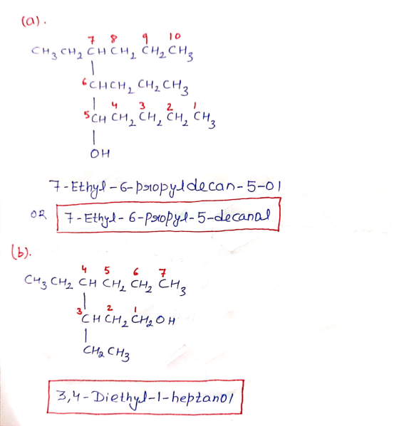 (a). сн, сн, снен, ён, Сн, сHсн, сн, сна sch iн, ён, н, сн, он 1-Ethy. – 6-рэгору.docar- 5-0) од 7-Ethүд - 6-Рэору.-5-decano