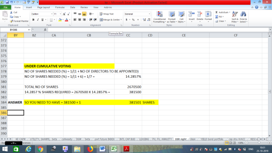 ke - Microsoft Excel (Product Activation Failed) Review File Home Insert Page Layout Formulas Data View Add-Ins E AutoSum - C