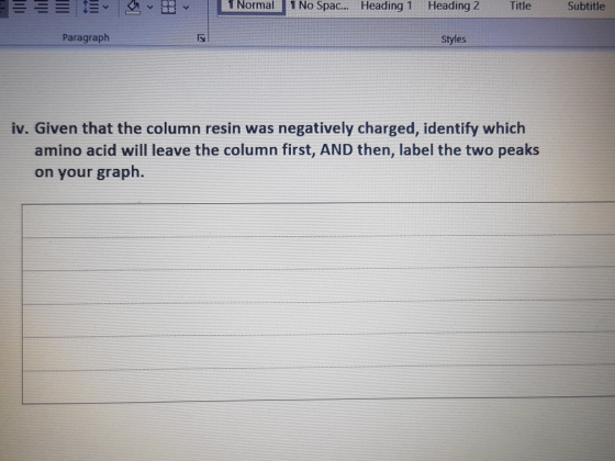 IEEE 1 Normal 1 No Spac... Heading 1 Heading 2 Title Subtitle Paragraph Styles iv. Given that the column resin was negatively