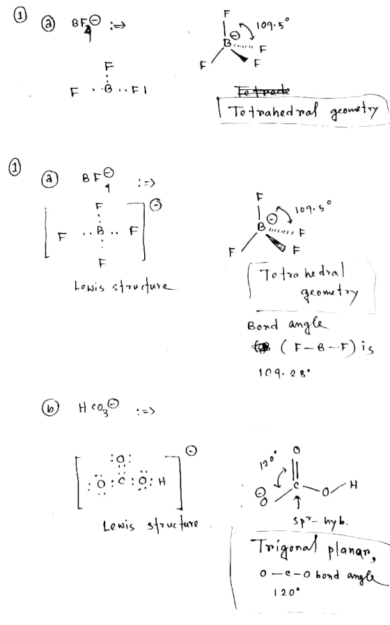 @ @ era in E ..BI.FI Tetrade | Tetrahedral geometry ! @ @ BFO :) ..7 76 109.50 ..B .. FL .. T Lewis structure i Tetrahedral -