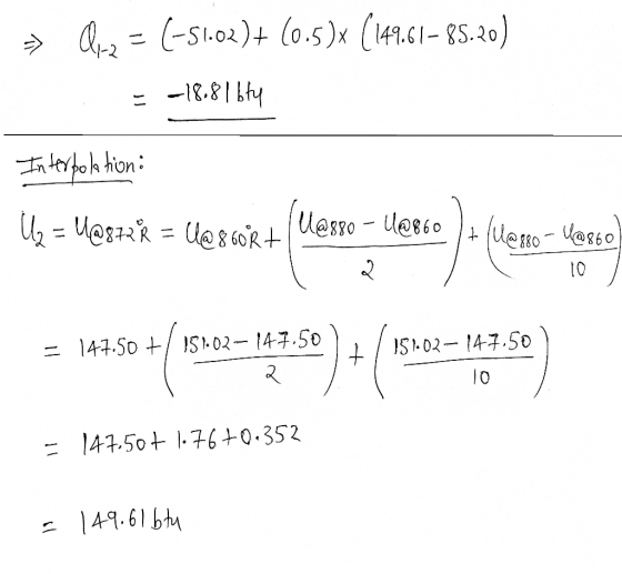 => Q12 = (-51.02)+ (0.5)x (149.61 – 85.20) = -18.81 644 Interpolation: U, -Venik = levici (bero-berada) que = 14150 43983-155