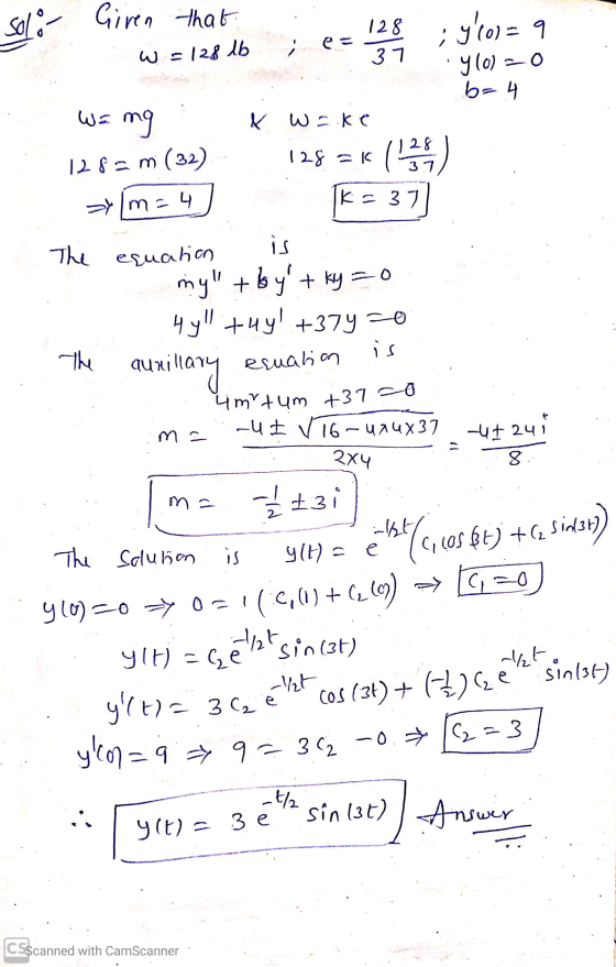 Solo Given that 128 37 ; yrov = 9 y los w=128 lb -0 b= 4 wa ng & Wake 128 2m (32) 12.8=k (134) m = 4 = 37] The equation is n