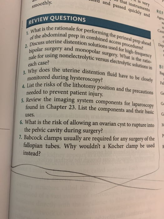 2011 ld and passed quickly and w Il is very that instruments smoothly. REF DEVIEW QUESTIONS C 1. What is the ratio of the abd