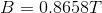 B=0.8658 T
