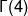 \Gamma(4 )